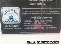 Washington Dulles Airport Interfaith Chapel